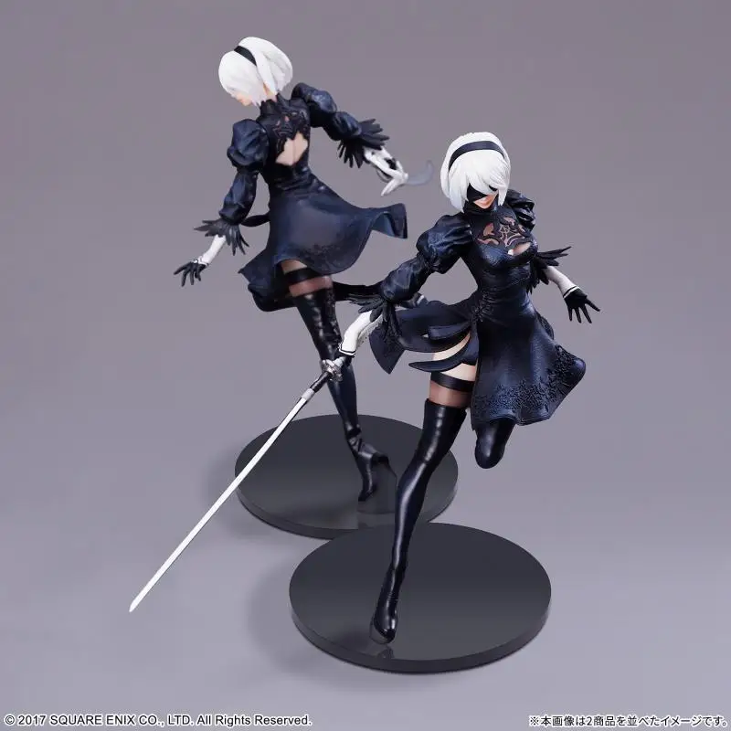 التخليص بيع حقيقية عالية الجودة مربع ENIX FORM-ISM Yorha No.2 نوع B 2B 18 سنتيمتر الرسوم المتحركة لعبة مجسمة مهرجان الهدايا في الأوراق المالية
