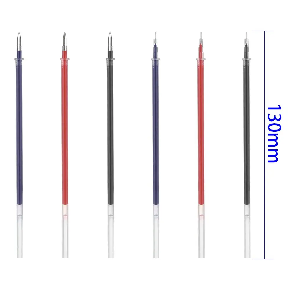 20/50/100 PCs/Lot 0.5mm Useful Smooth Stationery Black Ink Gel Pen Refill Neutral Core Writing Tool