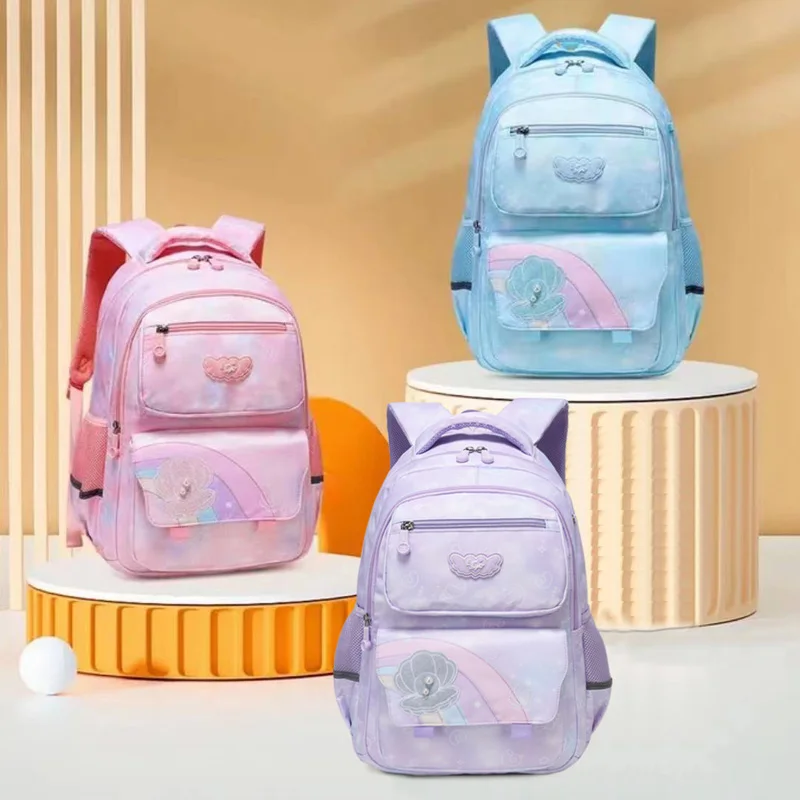 SUN EIGHT New  Floral 18inch/46cm Large Capcaity  Girl Backpacks Satchels Beautiful School Bags