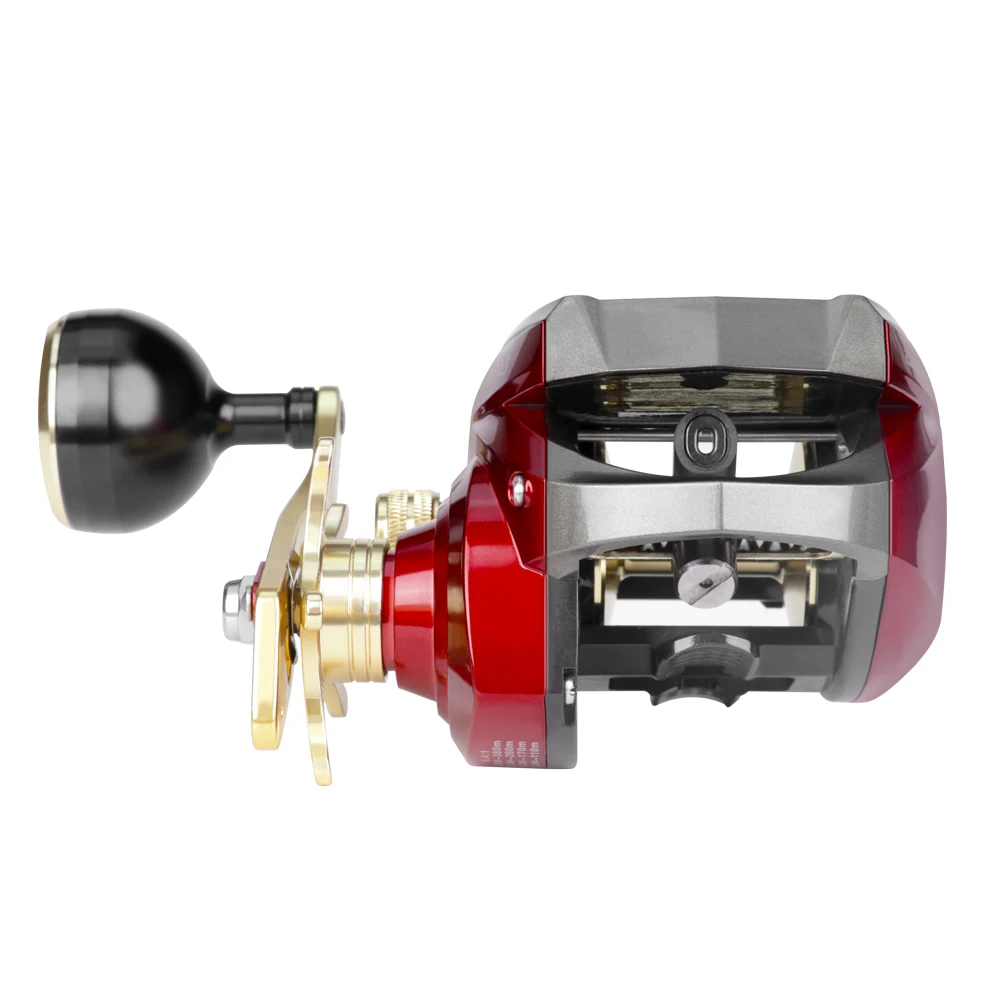 computerized fishing reel Adaptive Kit Ocean Beach Fishing DEUKIO Full Metal 6+1BB Left