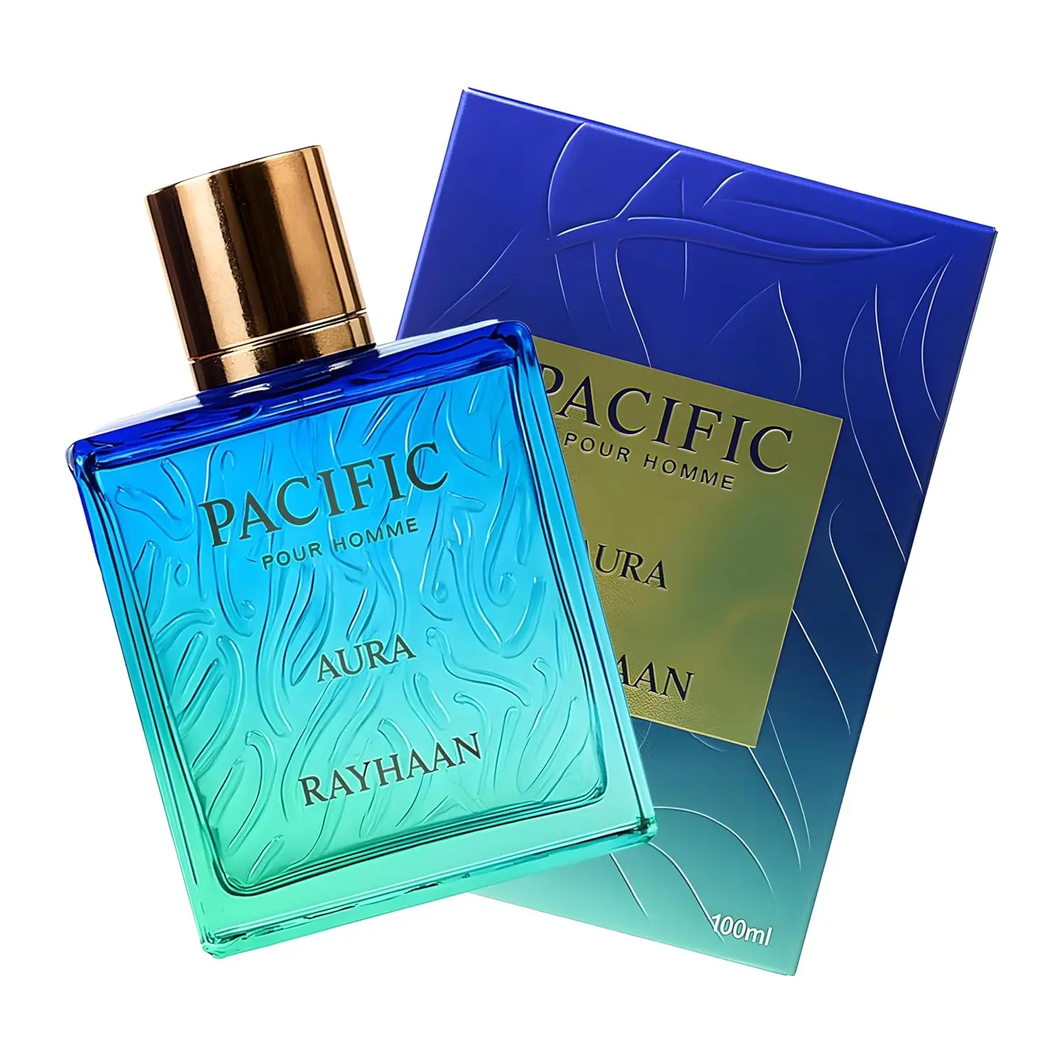 Rayhaan Pacific Aura - الحمضيات، العطرية، النعناع، العنبر، الطازجة - بخاخ عطر أو دو للرجال، 3.4 أونصة / 100 مل #4