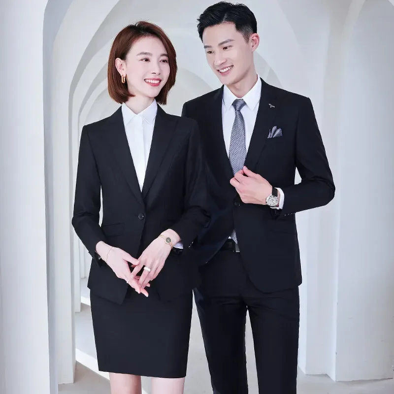 New Wool Suits Men's Thin High-end Suits Business Formal Wear Workwear Sales Department High-quality Overalls Clothing