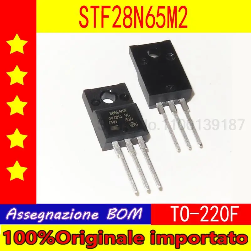  10pcs/lot   STF28N65M2  28N65M2 STF35N60DM2 35N60DM2  STF45N65M5 45N65M5 STF45N10F7 45N10F7  TO-220F transistor