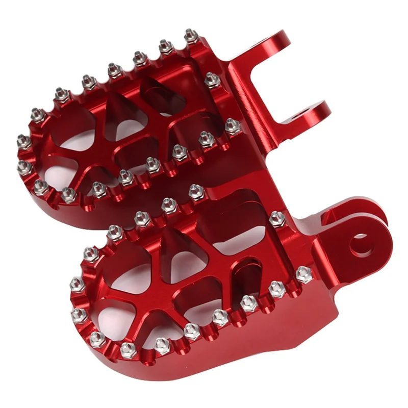 تتجه الترابية دراجة نارية سبائك الألومنيوم Footpeg أوتاد القدم دواسة لكاواساكي KLX250 KLX250R KLX250S KLX650 1994-2020