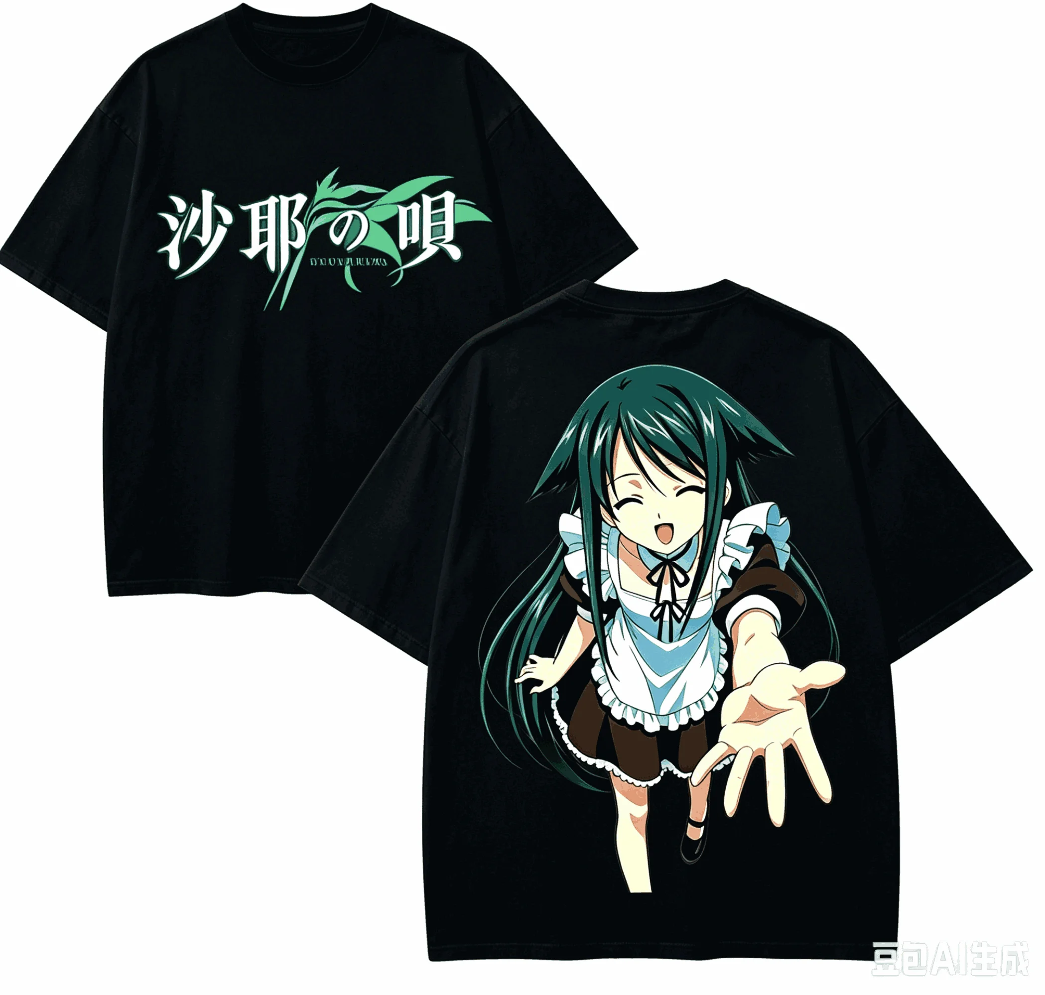 The Song of Saya Anime Lover T-shirt Harajuku Cotton New Model High Street Retro Fashion Oversized Unisex hot product tee soft