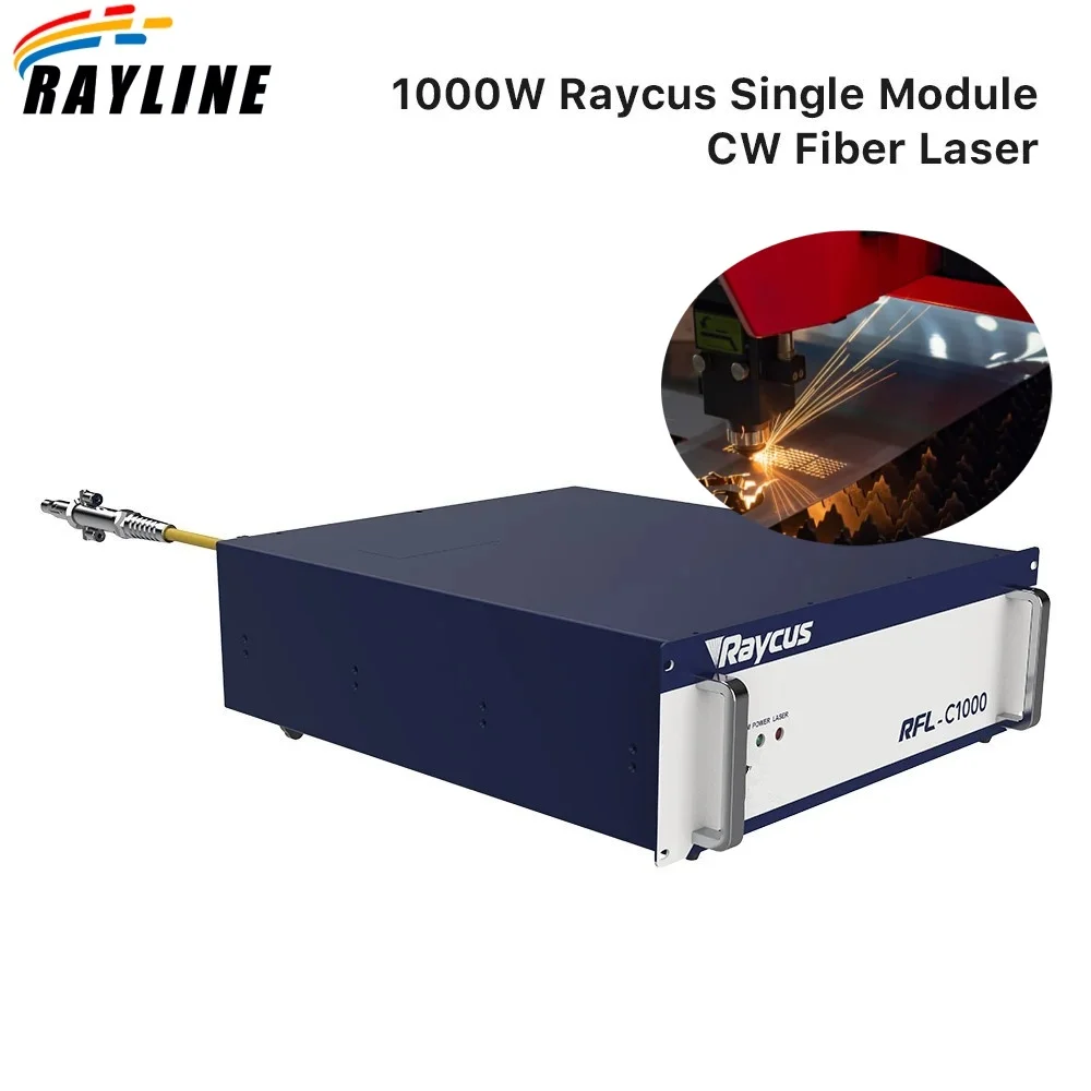 CE Certified Raycus RFL-C1500 laser source original CW laser source parts QBH Connection for fiber laser cutting machine CNC