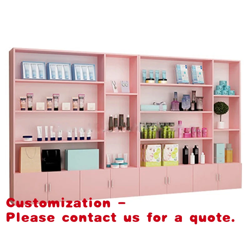 Customize.ARTWORLD Displays Retail Showroom Display Showcase Cabinet Design Furniture Cosmetics Display Shelf Beauty Supply Stor
