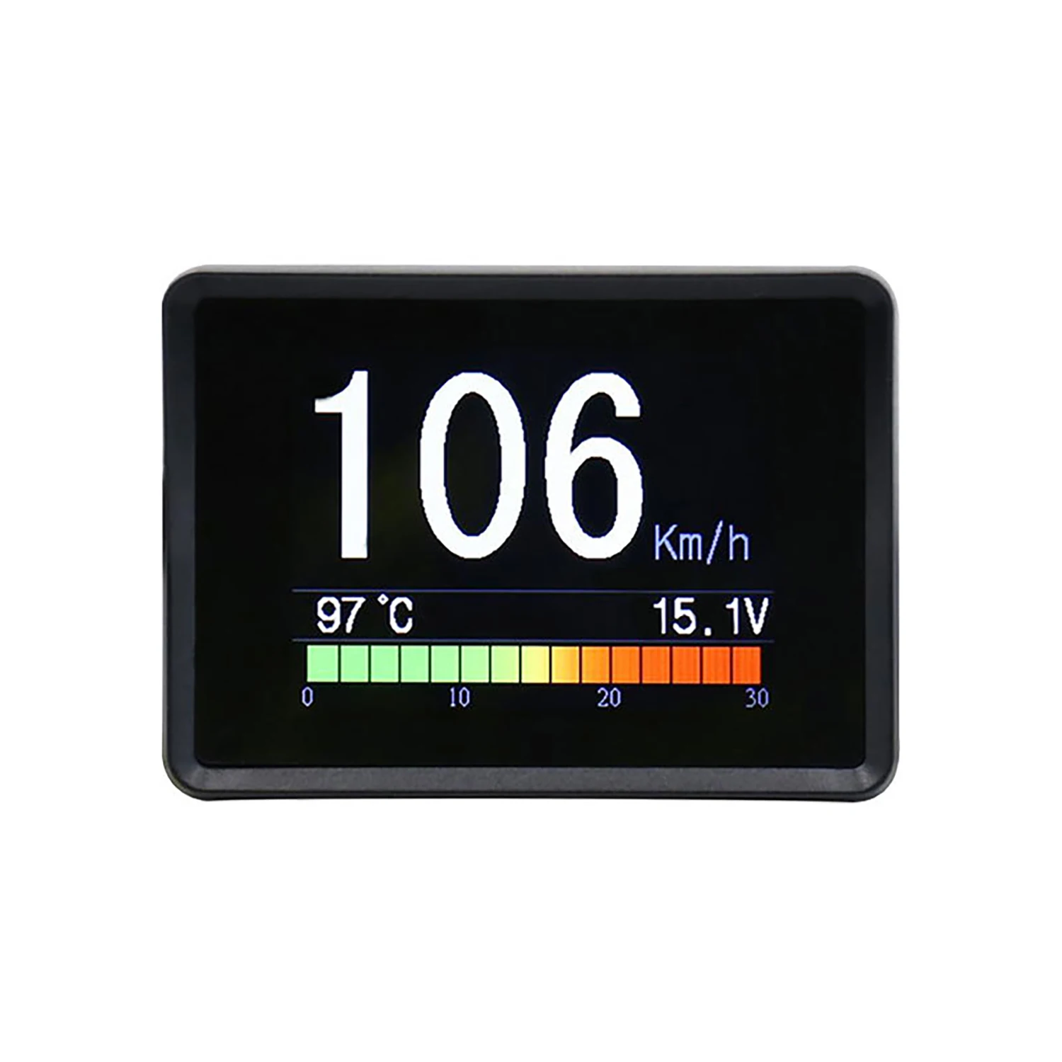 

Universal New A203 Car HUD Head Up Display Speedometer Fuel Consumption Voltage Water Temperature Overspeed Alarm