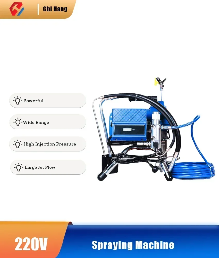 

495 High Pressure Latex Paint Spraying Machine 220V Home Improvement Wall Paint Spraying Machine Wall Paint Spraying Machine