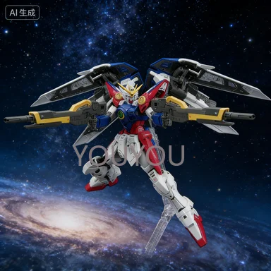 

Bandai RG 1/144 WING GUNDAM ZERO Model Kit Anime Action Fighter Assembly for KID