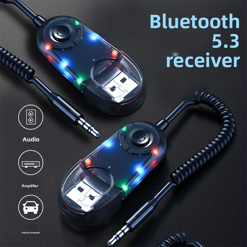 

Новый FM Bluetooth 5.3 передатчик-приемник, автомобильный MP3-адаптер для мобильного телефона, беспроводной Bluetooth-аудиоадаптер для автомобиля