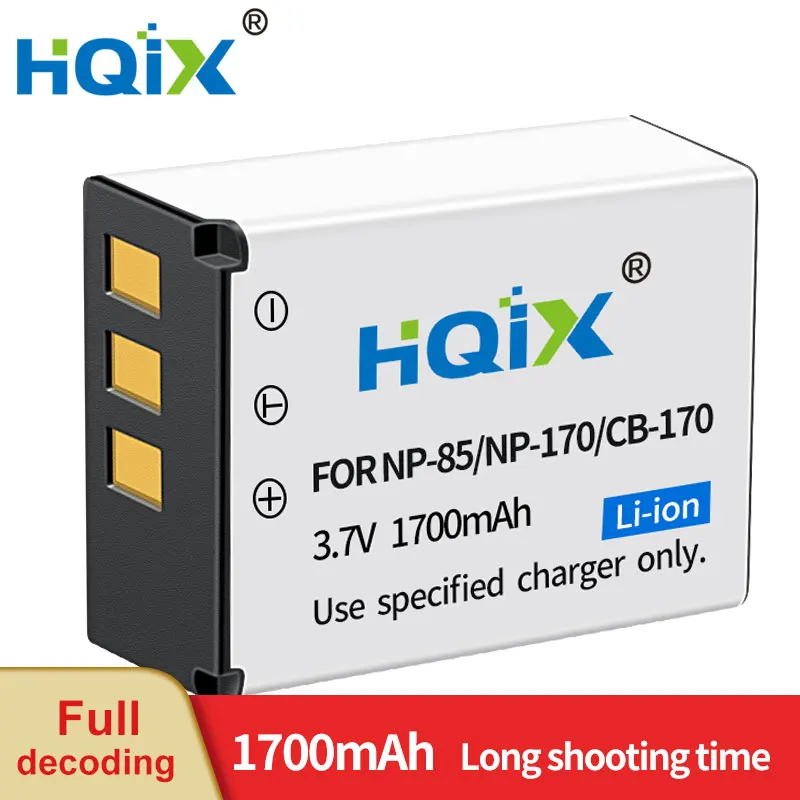 

HQIX for Sony HDR-600X 3700E 6900E 550E 1800E HDV-3800E HD-500E 230Z 280Z CX1800E Camera CB-170 Battery Charger