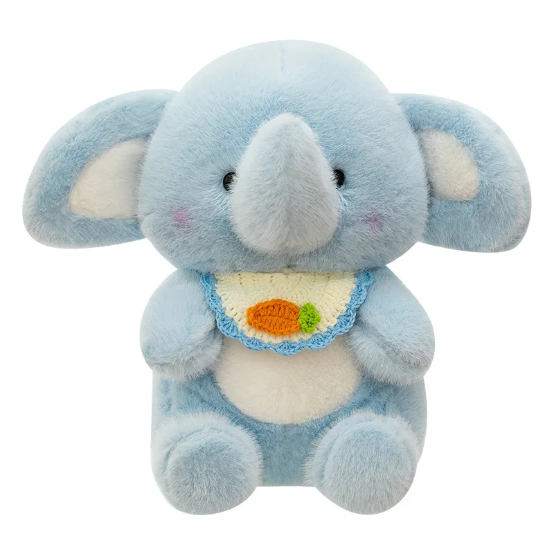 Muñeco de peluche Kawaii, bonito elefante de juguete para niños, regalo de cumpleaños y Navidad, bonito compañero decorativo de Año Nuevo juguetón