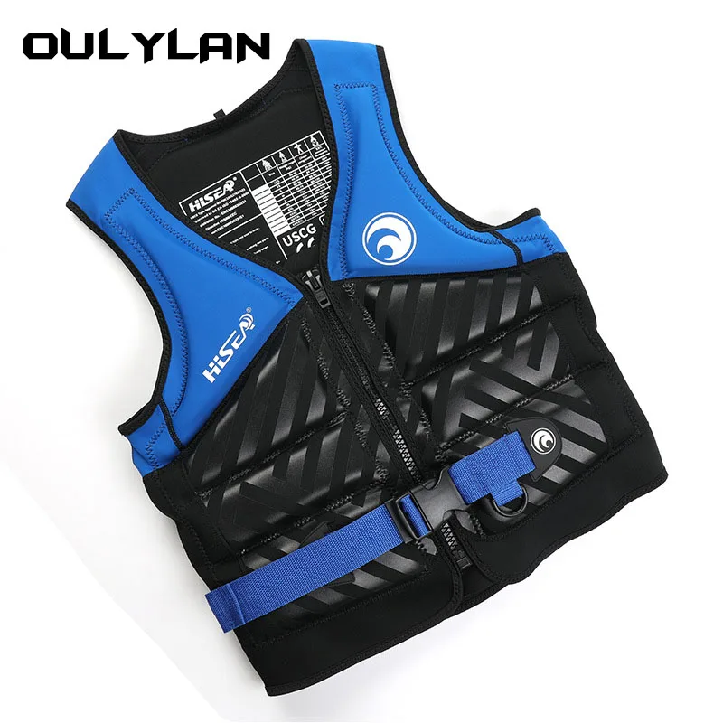 

Oulylan Life Vest Boats Fishing Vest Kids Adults Surf Life Jacket Jet Ski Wakeboard Raft Swimming Drifting Water Rescue suit