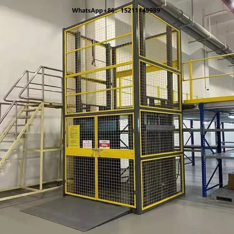 Customizable 3ton Electric Hydraulic Warehouse Vertical Cargo Lift Elevator Goods Platform Lift for Construction