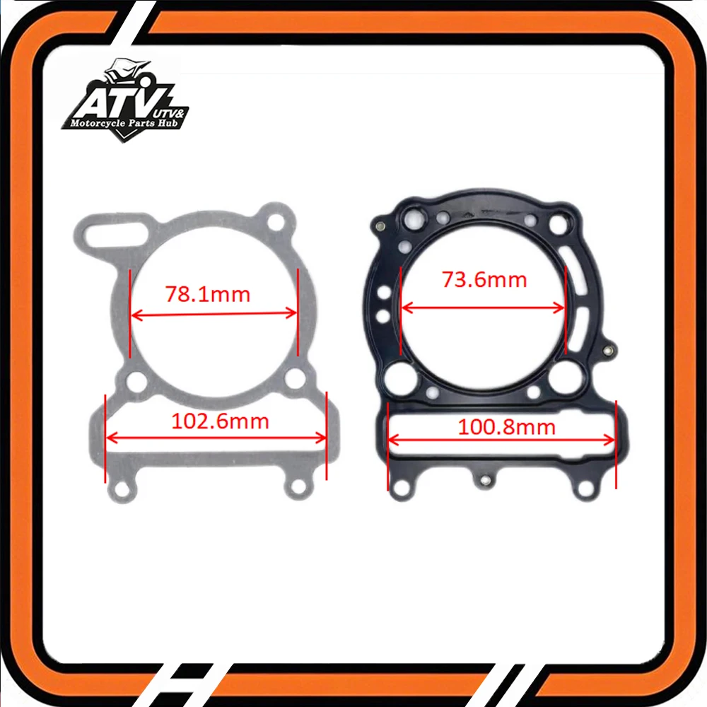 Cylinder Head Gasket For Stels 300B Buyang eishen FA-D300 Chironex 2.1.01.0380 2.1.01.0410 LU018892 LU014903 LU018896