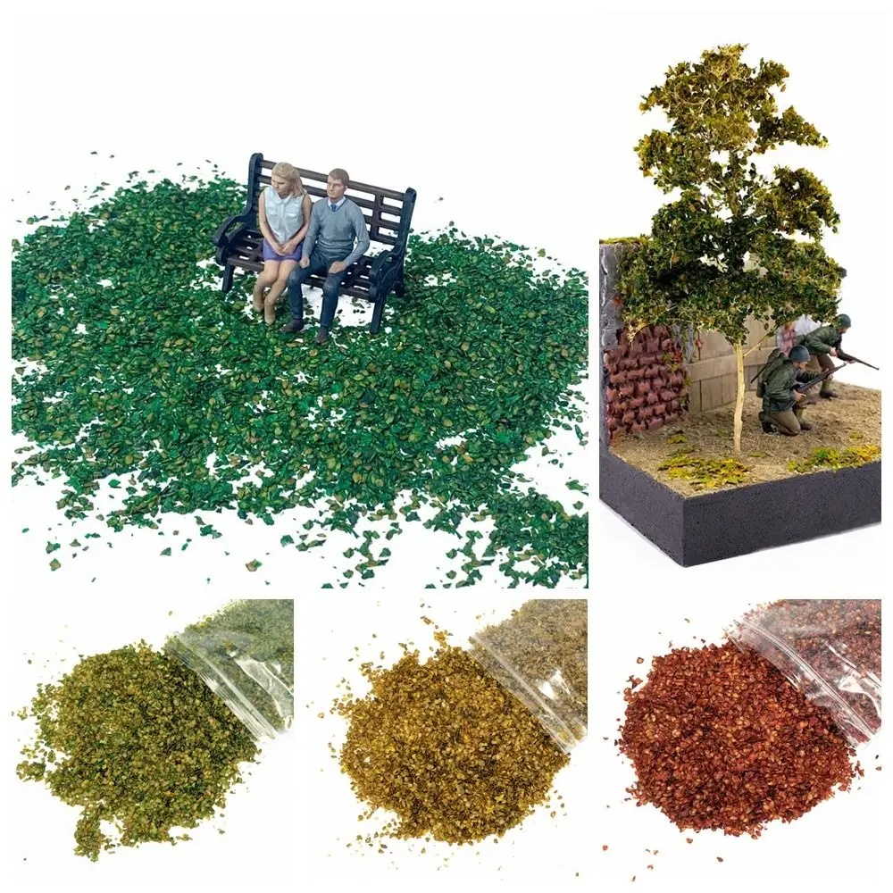 35ML/Bag Mini Leaves Sand Table Simulation Miniature Static Leaf Layout Scene Model Fairy Garden Wargame Accessories