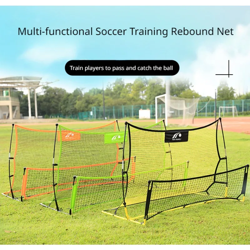 Fast Pass Rebounder Soccer Trainer 1.8/2.1m Outdoor Football Goal SoloTeam Training Net Volley Passing First Touch Receiving Net