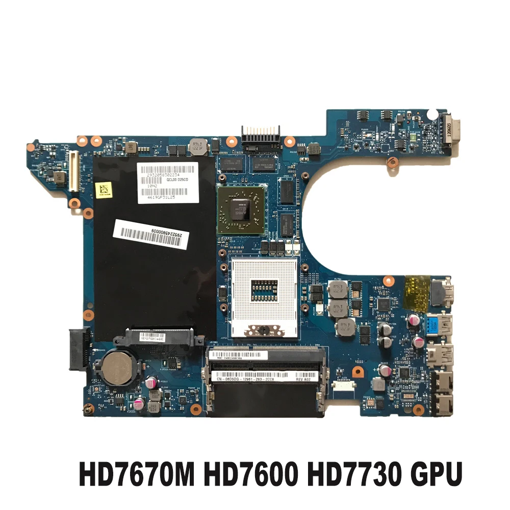 For Dell Inspiron 15R 5520 7520 Laptop Motherboard QCL00 LA-8241P CN-06D5DG  DDR3 HD7670M HD7600 HD7730 GPU DDR3L