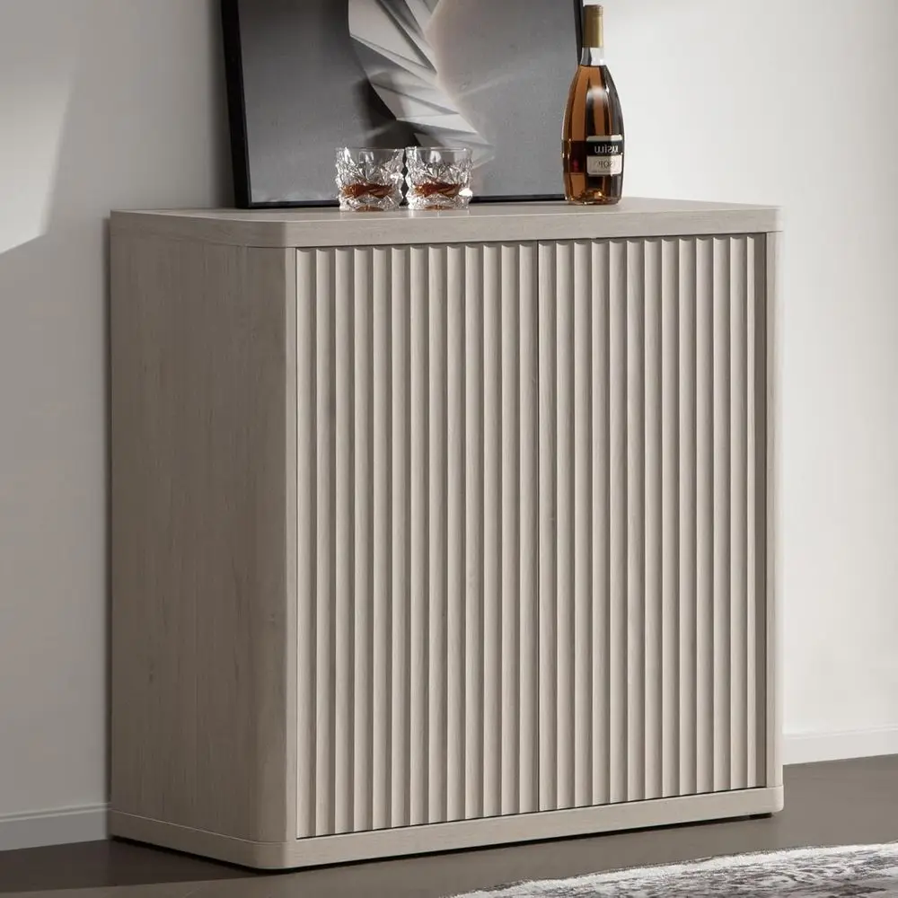 

Современный высокий буфет 34.6 с местом для хранения, идеально подходит для гостиной, кухни и столовой