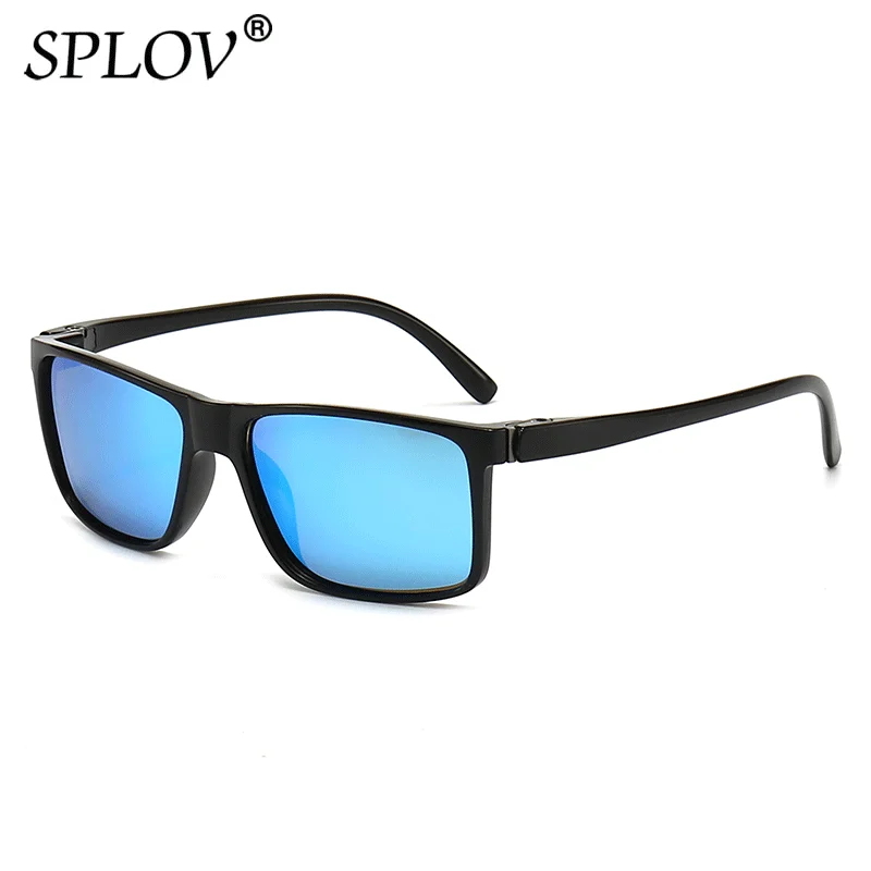 New Polarized Sunglasses Classic Rectangle Men Sun Glasses for Driving Outdoor Shades Sports Glasses Blue G15 TAC Lens UV400