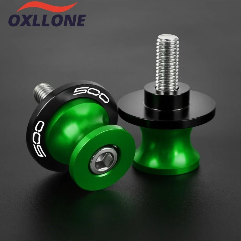 

2025 Swingarm Spools For Kawasaki Z500 Z 500 Ninja 500 Ninja500 2024 Motorcycle Accessories 8MM CNC Aluminum Stand Screws Slider