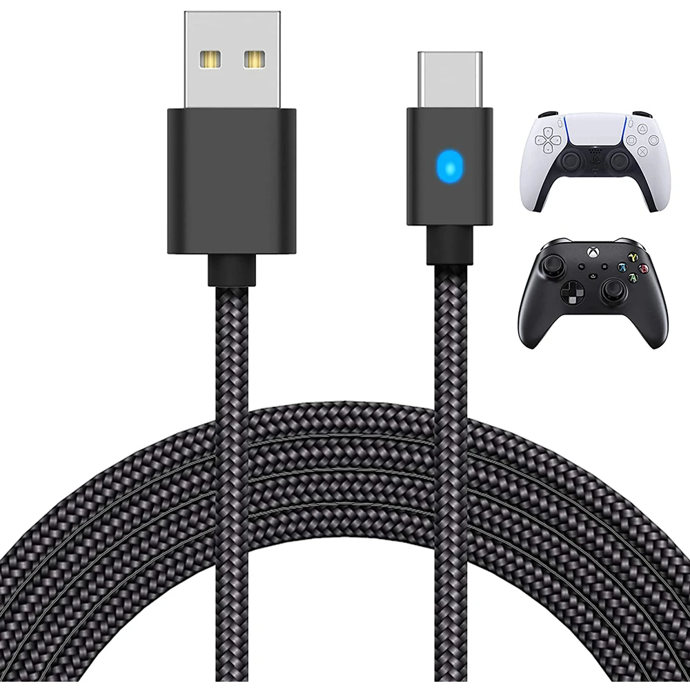 3M Type-C Charger Cable For PS5 Controller Power Charging Cord For PS 5 Gampad Joystick Game Accessories Data Transmission Line