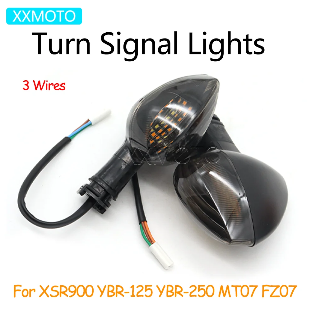 

For Yamaha XSR900 16 17 YBR125 10-12 YBR250 07-12 MT07 FZ07 14 15 MT 07 YBR 250 Motorcycle Turn Signals Lights Indicators Lamps