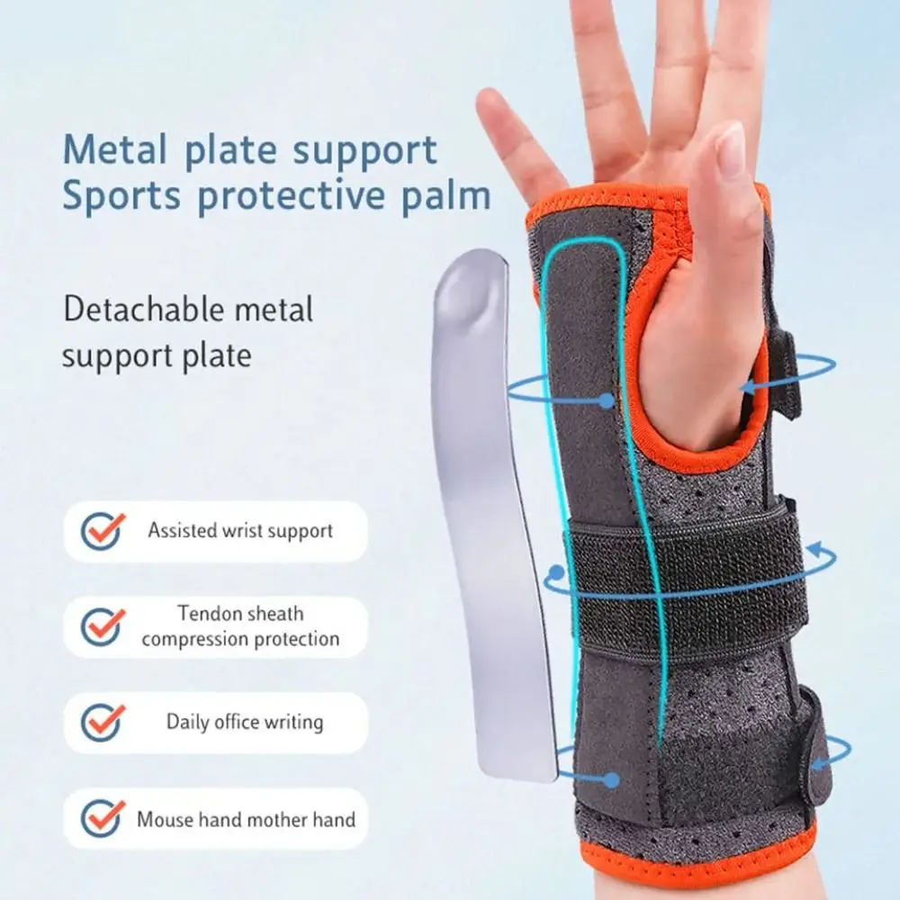 1PC Wrist Support Women Men Safety Wrist Brace Carpal Tunnel Protector Fixed Orthopedic Wristband Hand Brace Wrap with Splints