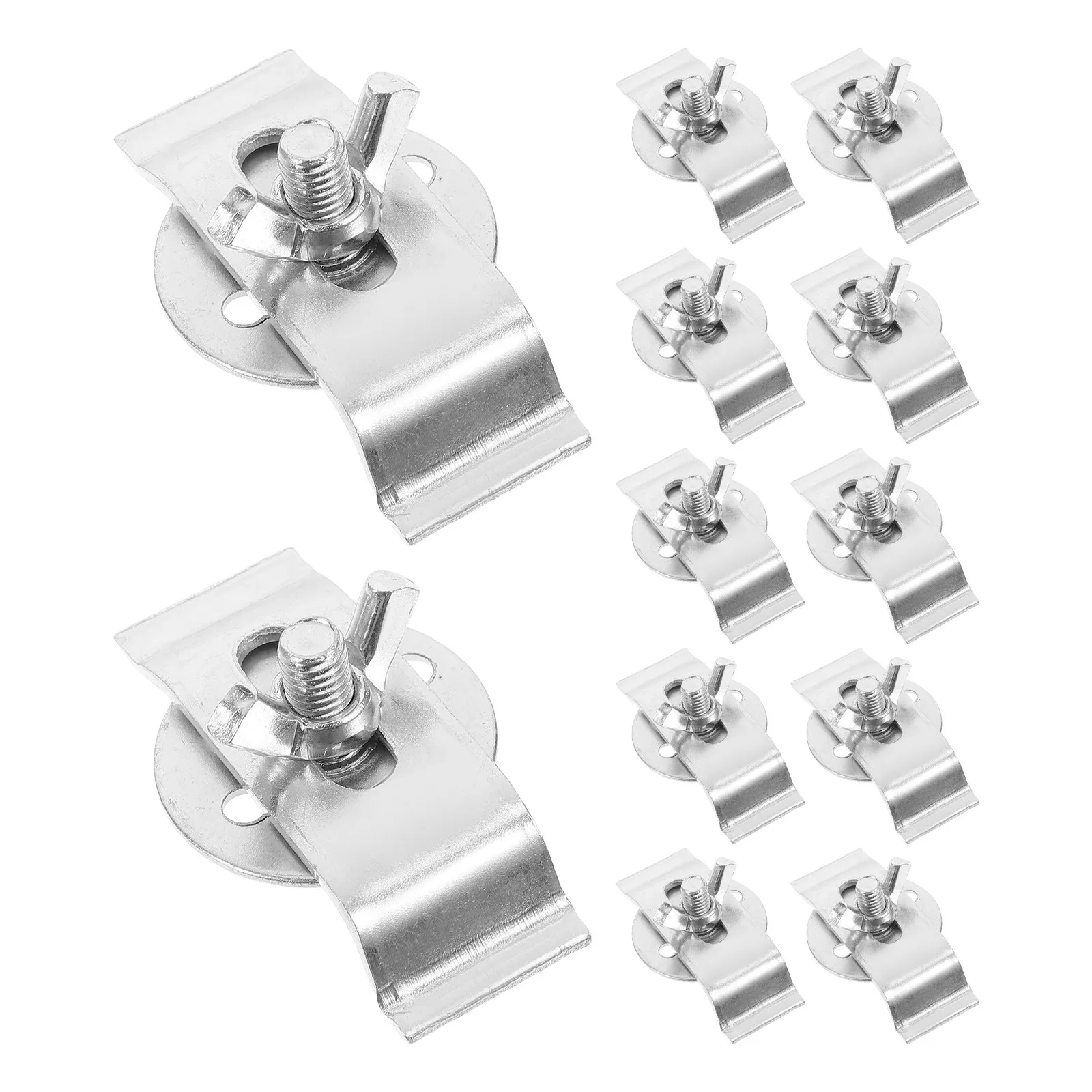 

12Sets Kitchen Sink Clips Wear Resistant Undermount Sink Mounting Clips Wash Basin Support Repair Kit Wash Basin Support Clamps