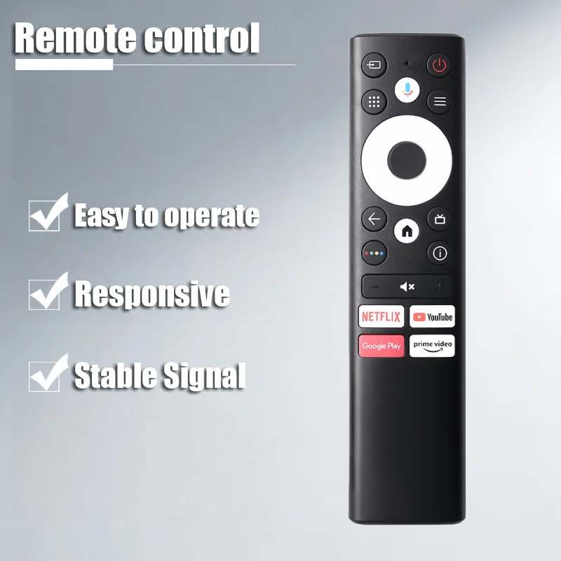 Casper LCD TV Remote Control English Version Bluetooth Voice TYPEC TYPEG2 1800.664 for Foreign Trade