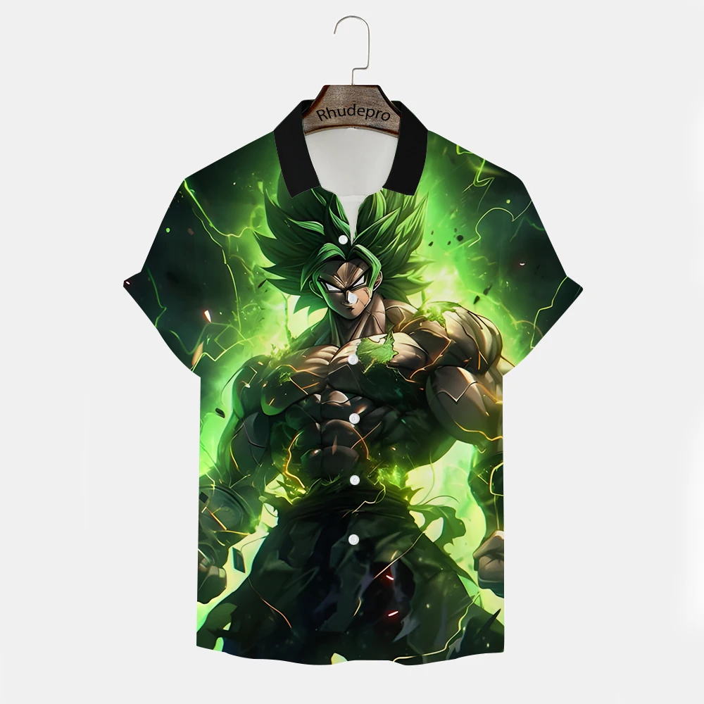 Shirts Japanese anime Vegeta Men Shirt Men's T-shirt T-shirts Super Saiya Tops Streetwear Fashion Goku 2024 Clothing 5XL