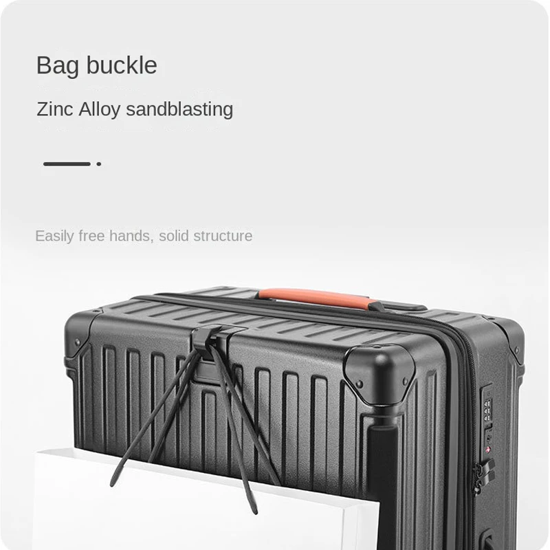 2024 New Multifunctional Travel Suitcase Carry On Luggage with Cup Holder Rolling Luggage PC Spinner Wheels Trolley Case