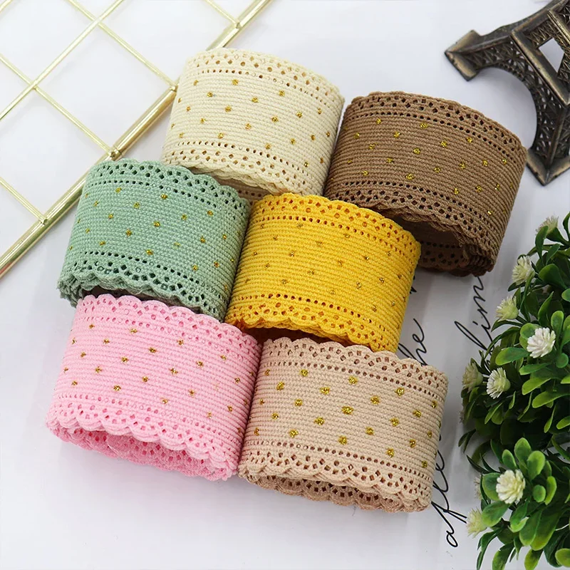 

5 Yards Lace Corduroy Ribbons Sewing Crafts Hair Bow Making Gift Wrapping Accessories Christmas Ribbon Decoration