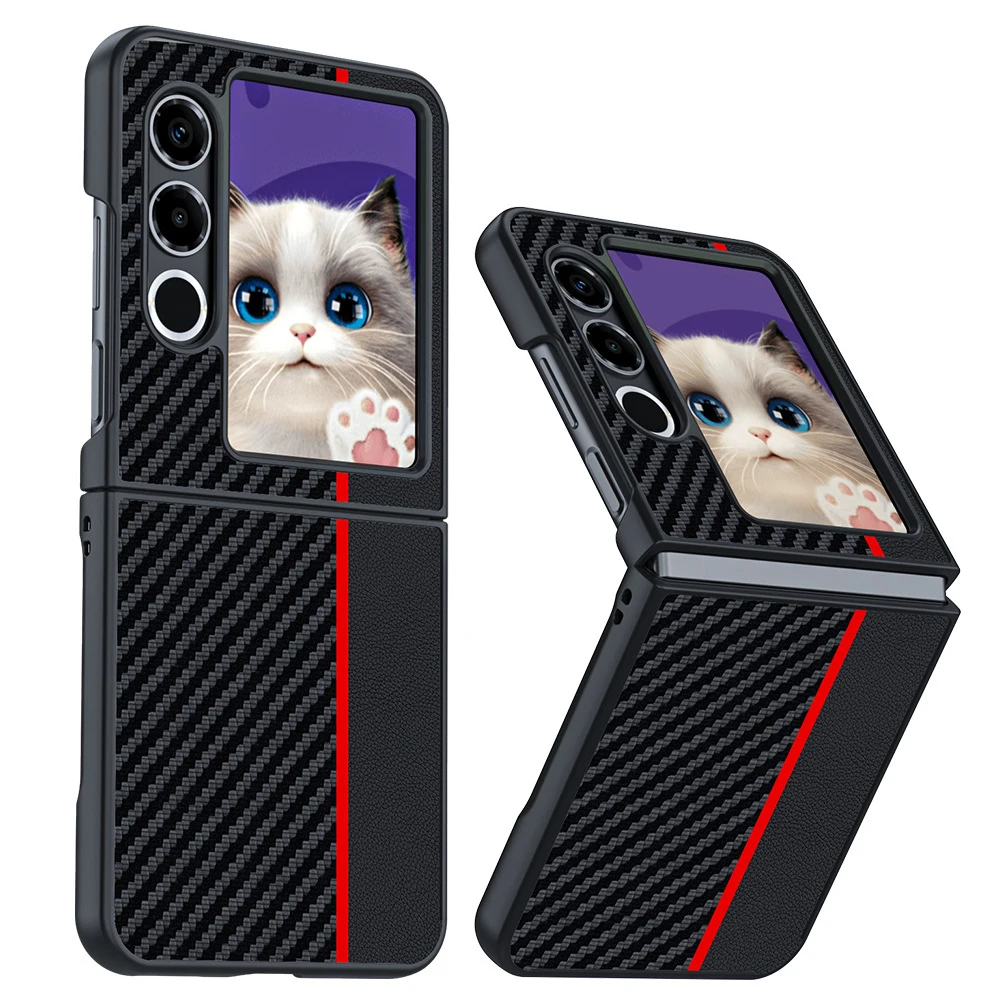 Stoßfest Funda für ZTE Nubia Flip 2 Fall Luxus Faser PU-Leder Schutz Telefon Abdeckung für ZTE Nubia Flip 2 capa