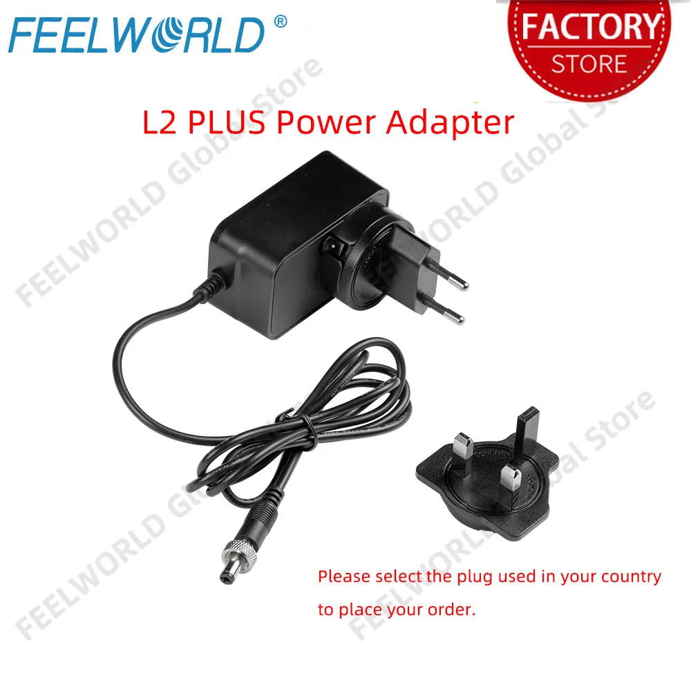 FEELWORLD DC 12V 2A Power Adapter Switching Power Supply for L2 PLUS Switcher