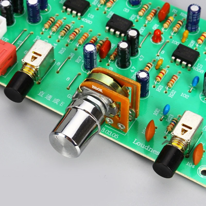 Professional Front Tuning Board Power Amplifier Board Preamp Amplifier Tone Control Board Dual AC Dual 12V Series