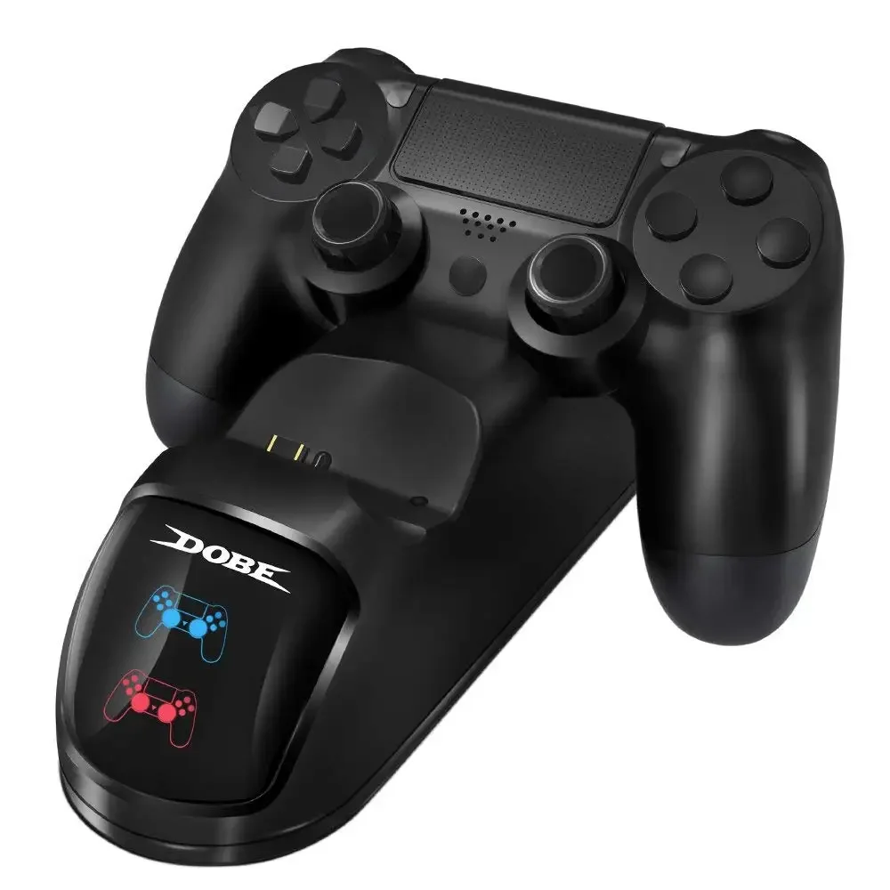 YOTEEN para cargador de controlador PS4 para Dualshock 4 estación de carga Dual con pantalla de visualización soporte para mando