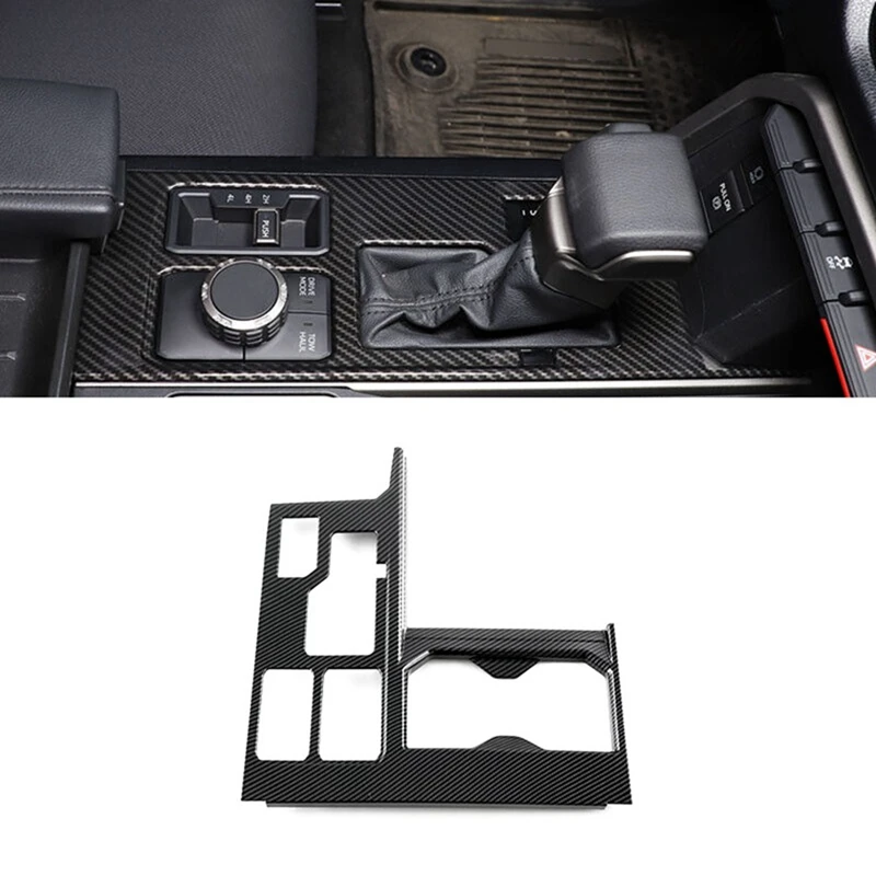 

Gear Shift Panel Cover Cup Holder Trim For Toyota 2022-2023 Accessories ,ABS Carbon Fiber