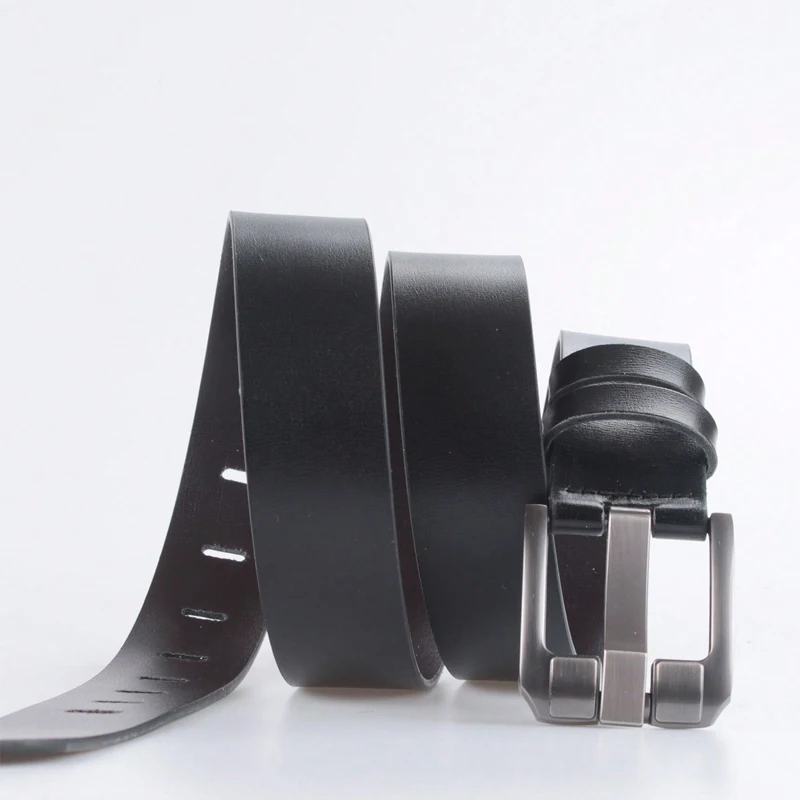 حزام بإبزيم دبوس للرجال ، موضة عتيقة ، فاخر ، جينز