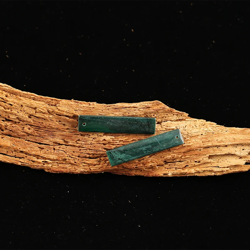 

B&F Malachite Earring Beads for Jewelry Making, Handmade Natural stones beads, Stones for jewelry Making Supplies
