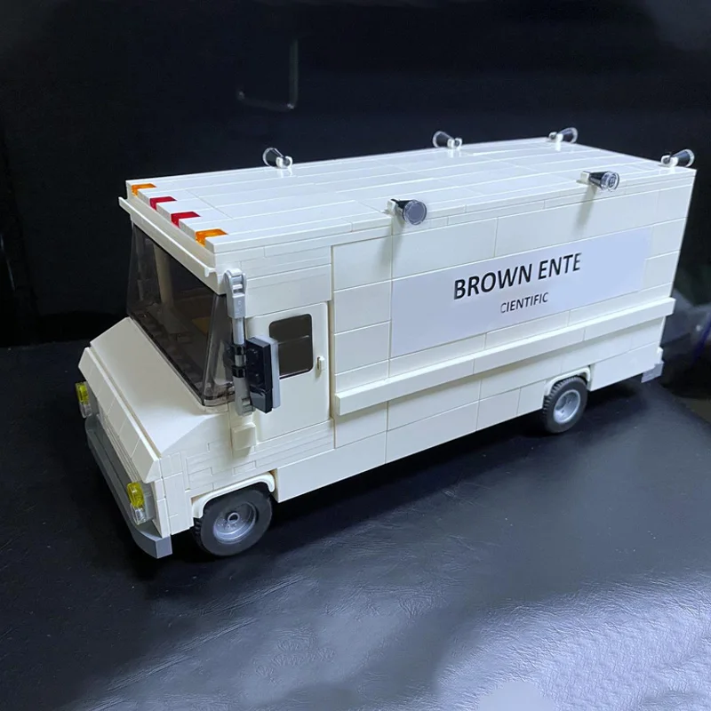 City Car Model MOC Building Bricks Van-Type Transport Car Modular Technology Gifts Holiday Assemble Children Toys Suit