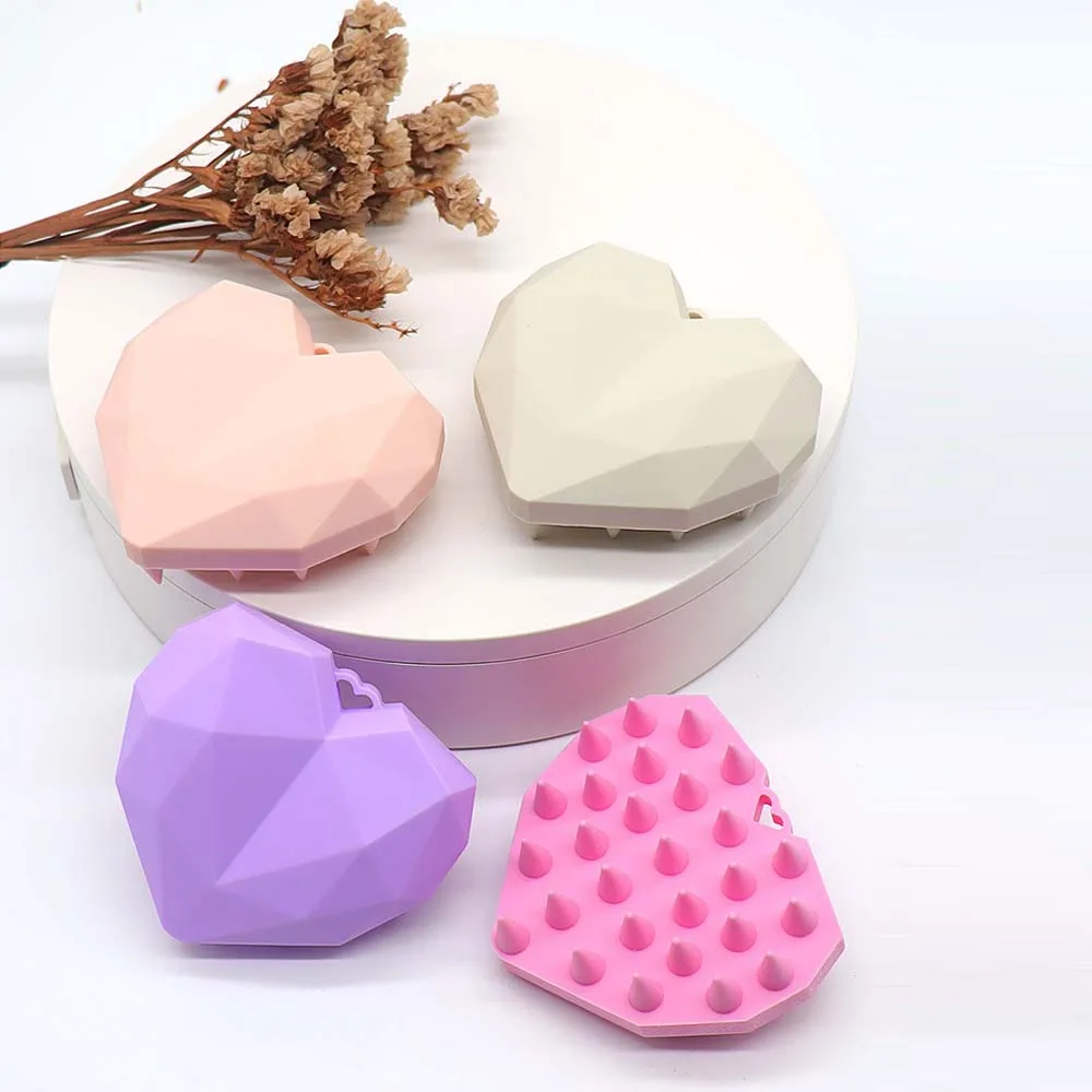 Sikat sampo, sikat pijat kulit kepala, sikat pengelupasan kulit kepala shower, tujuan ganda kering dan basah, cocok untuk pria dan wanita