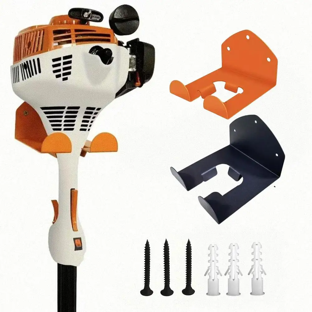 Metal Tool Storage Hook with Ventilation Slots,Easy-to-Install Garage Organizer for Lawn Mowers and Branch Trimmers