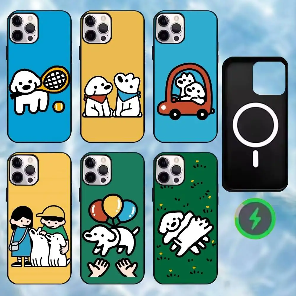 

Cute M-Matsui Art Phone Case For iPhone17,16,15,14,13,12,11 Plus,For Magnetic Wireless Charge Cover