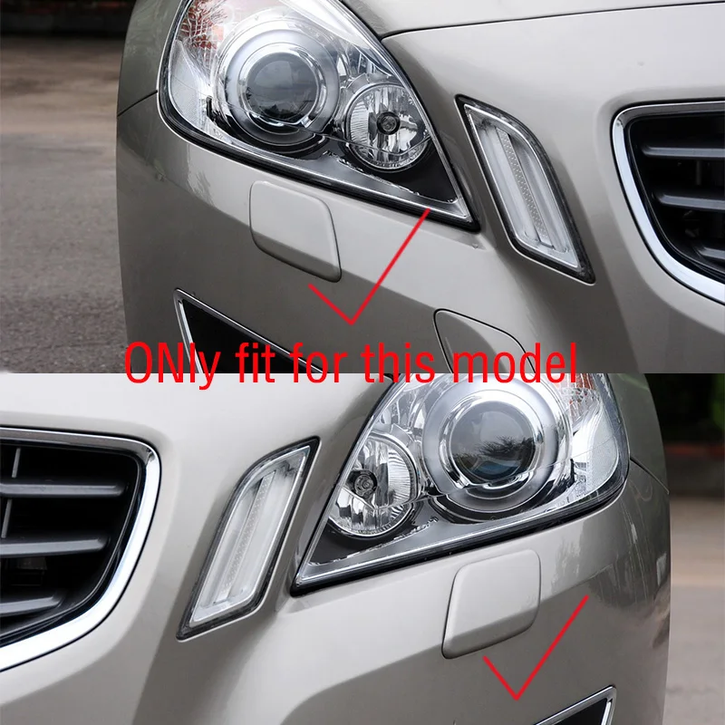 For Volvo V60 S60 2011 2012 2013 Car Front Bumper Headlight Headlamp Washer Spray Jet Nozzle Cover Cap Lid