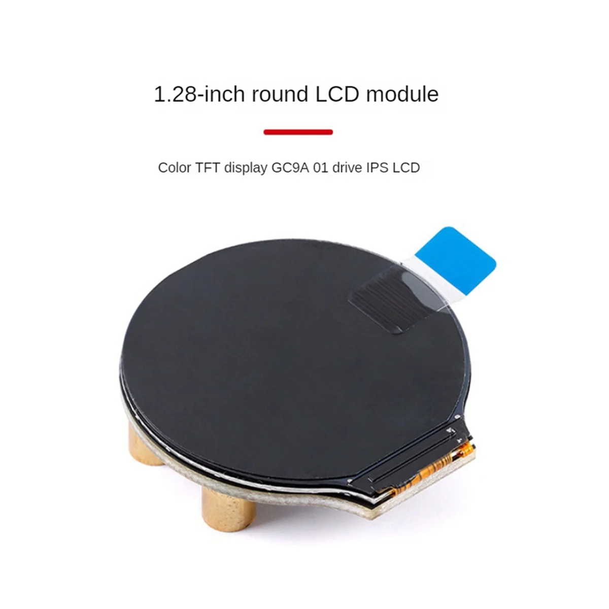 Módulo de exibição LCD TFT colorido IPS GC9A01 Drive interface SPI de 4 fios