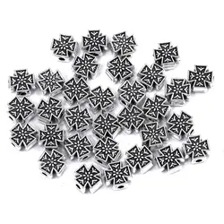 Various Style Skull Cross Spacer Beads Loose Tube Beads For Jewelry Making DIY Needlework Beaded Bracelets Accessories