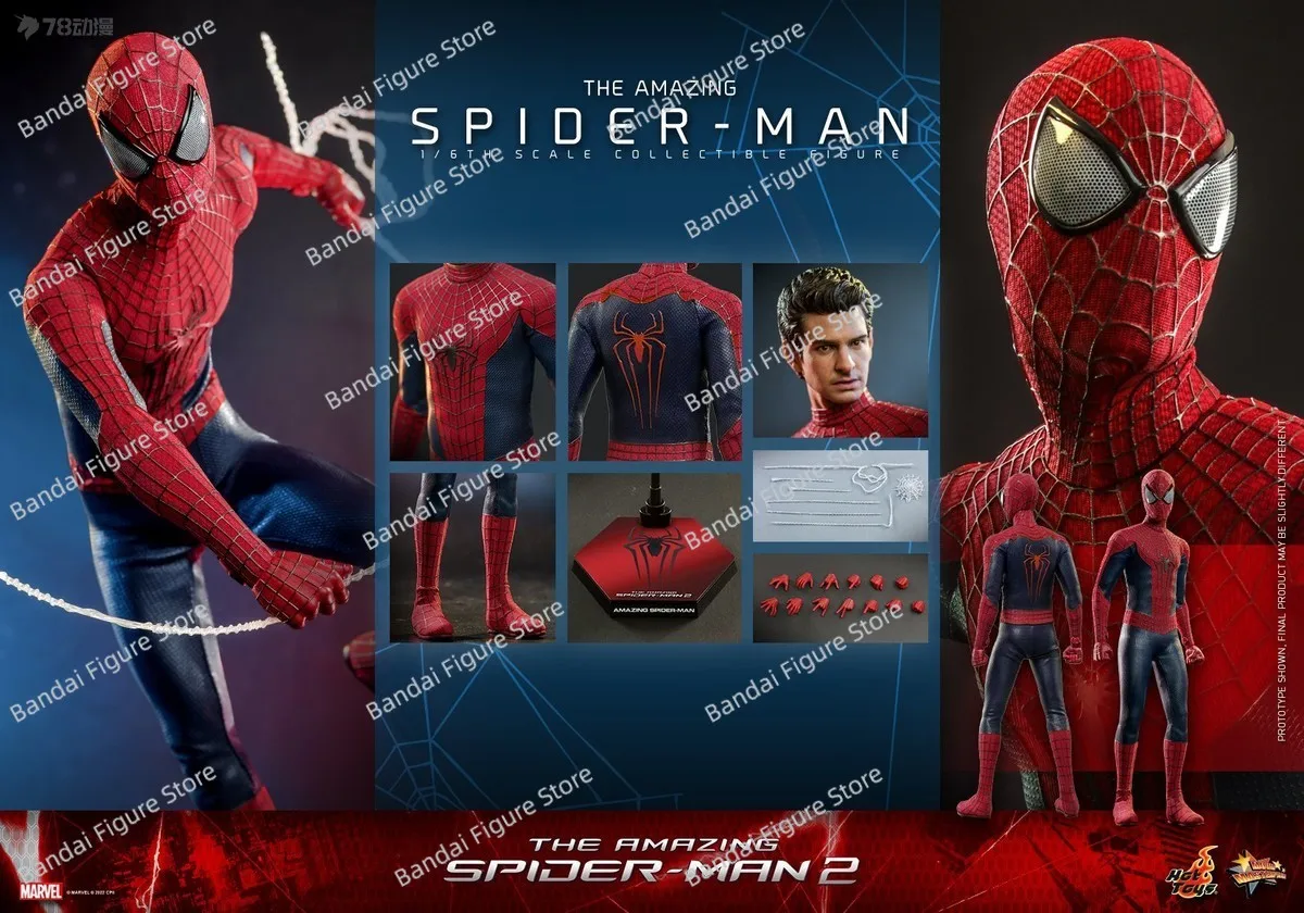 

В наличии HOTTOYS HT MMS658 1/6 Удивительная подвижная фигурка Человека-паука Marvel Movie Super Hero Нежная 12-дюймовая полная модель