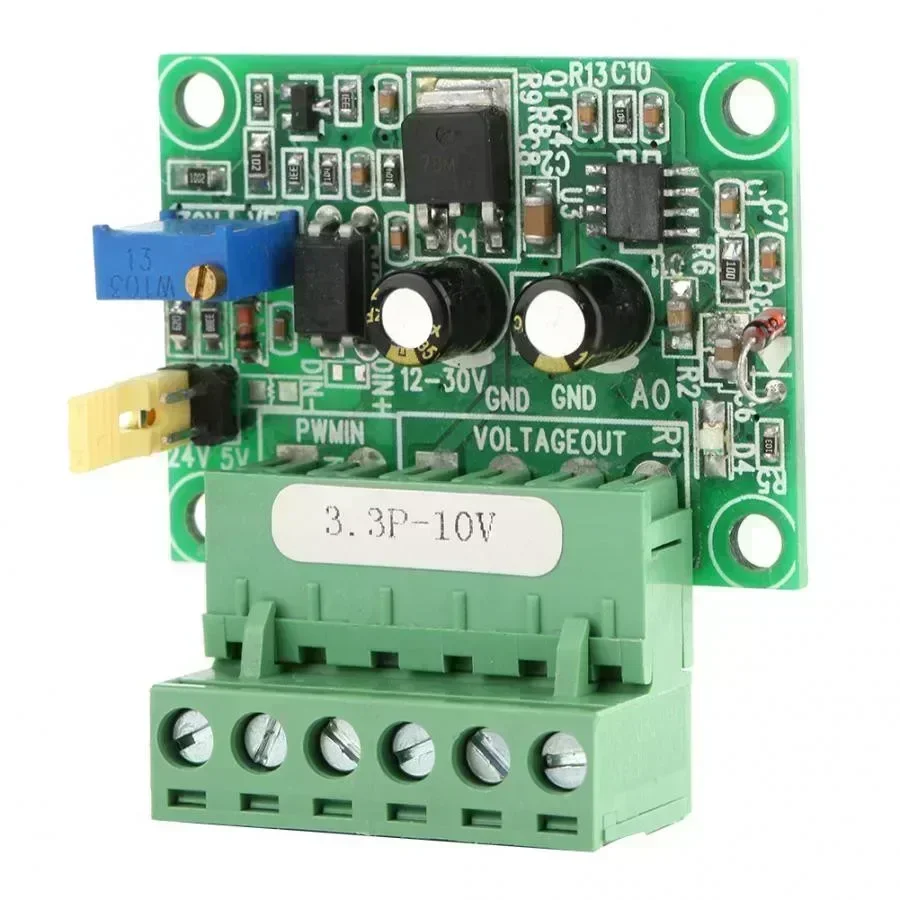 Analog Voltage To PWM Signal Converter 0-5V/0-10V Analog Input Voltage To 0-100% PWM Signal 2KHZ-20KHZ Converter Module